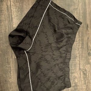 Satin sleep shorts
